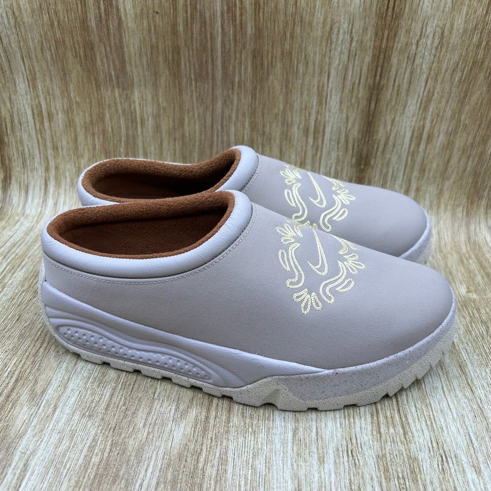 Nike ACG Rufus Men's Size 10 Desert Khaki Brown Fleece Lined Mules IM4953-200
